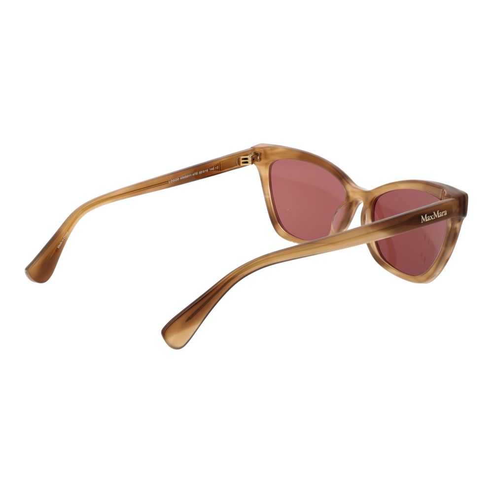 Brown Acetate Cat Eye Sunglasses