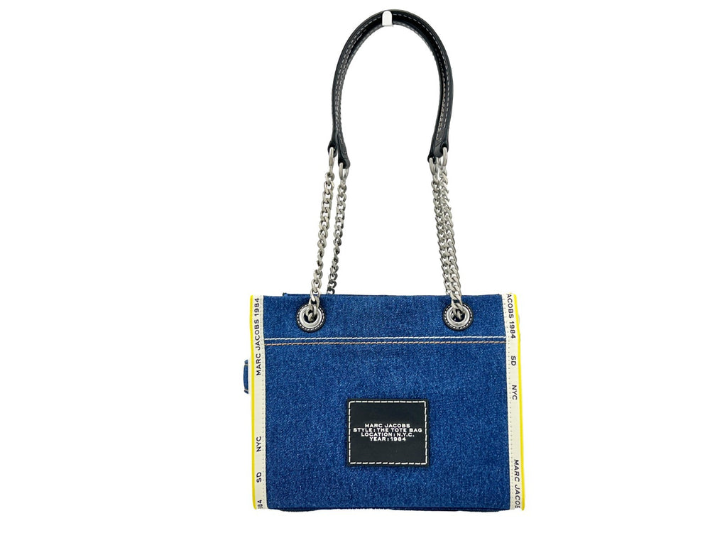 Denim Small Tote Bag