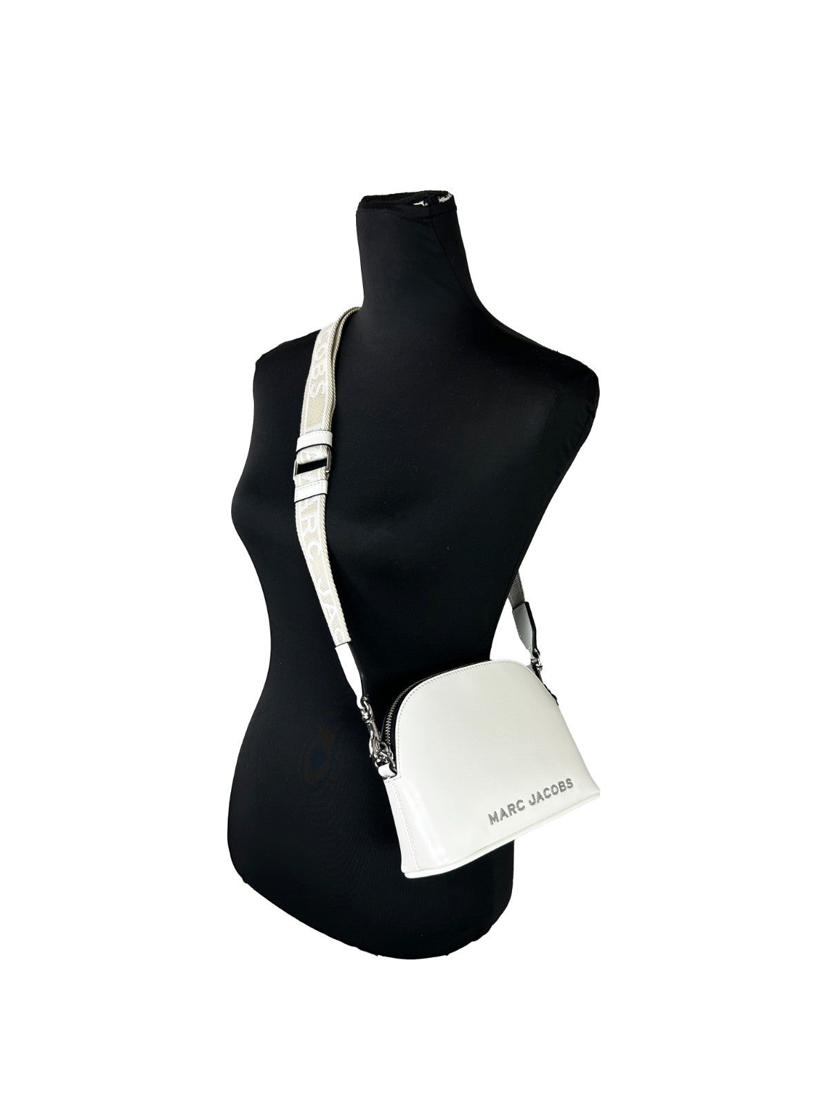 Small Patent Leather Dome Crossbody Bag