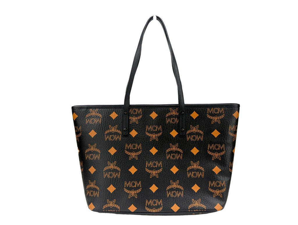 Black Leather Aren Tote Bag