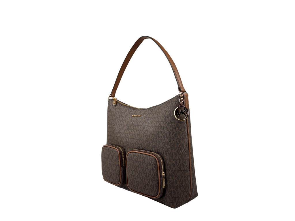 Black Leather Merritt Shoulder Bag