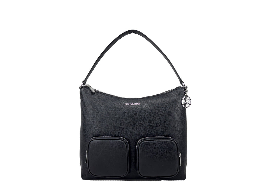 Merritt Large Pebble Leather Shoulder Bag