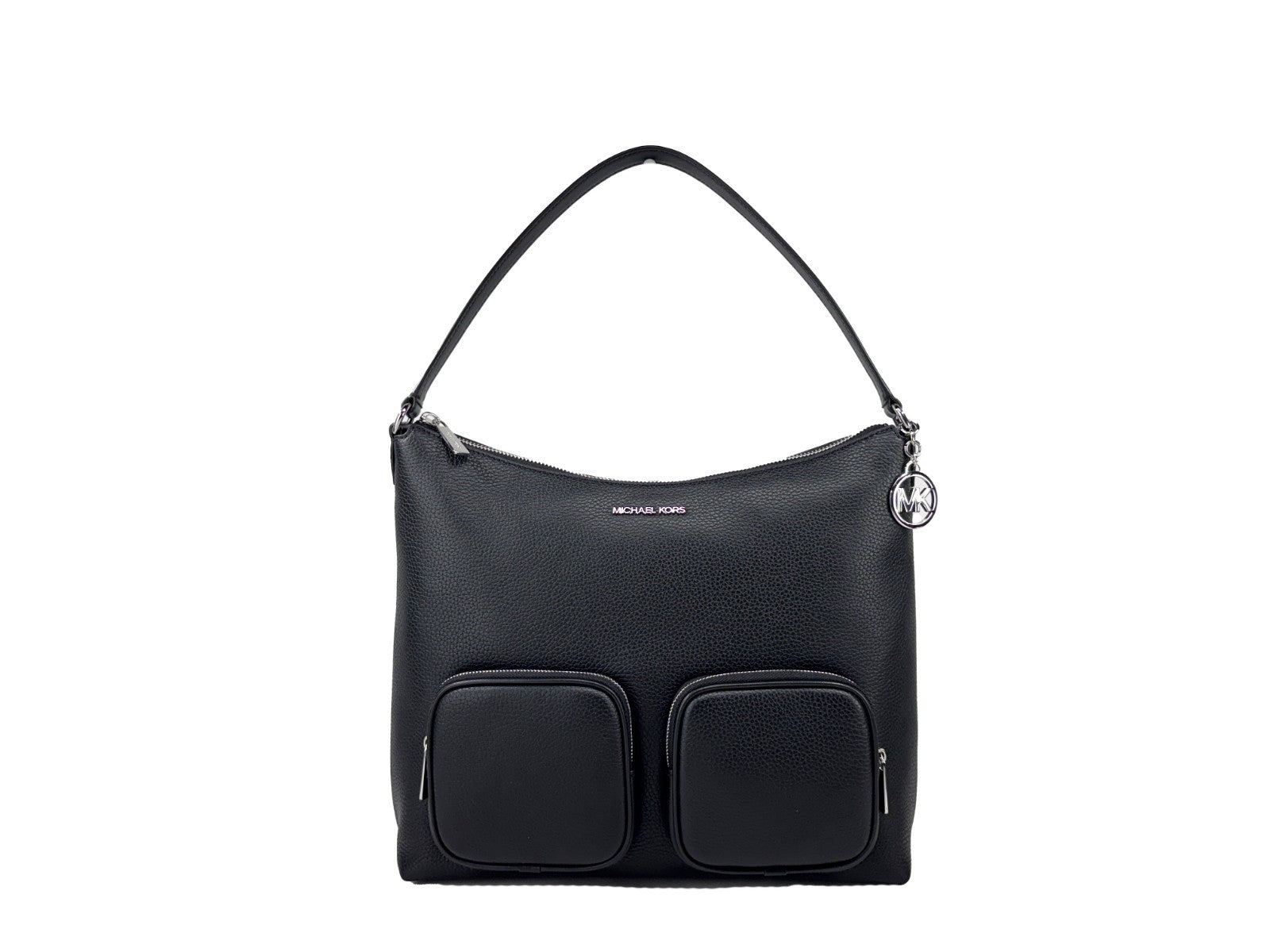 Merritt Large Pebble Leather Shoulder Bag