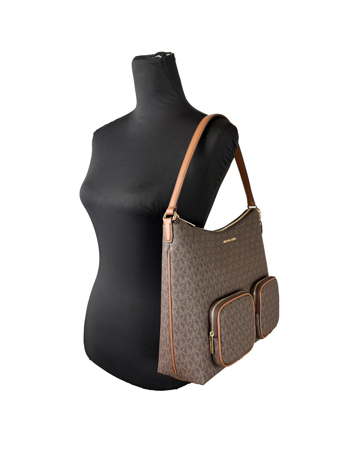 Black Leather Merritt Shoulder Bag