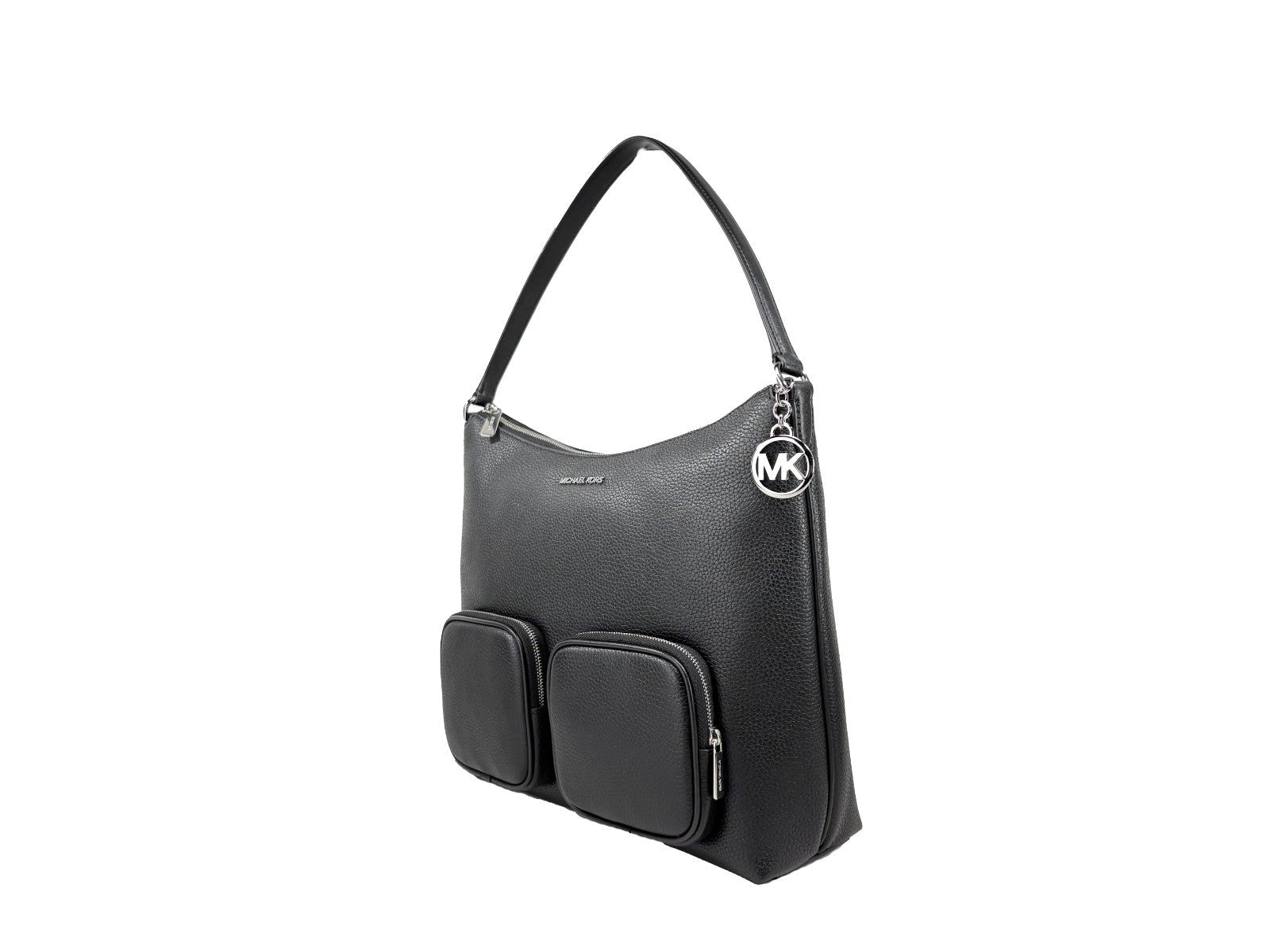Merritt Large Pebble Leather Shoulder Bag