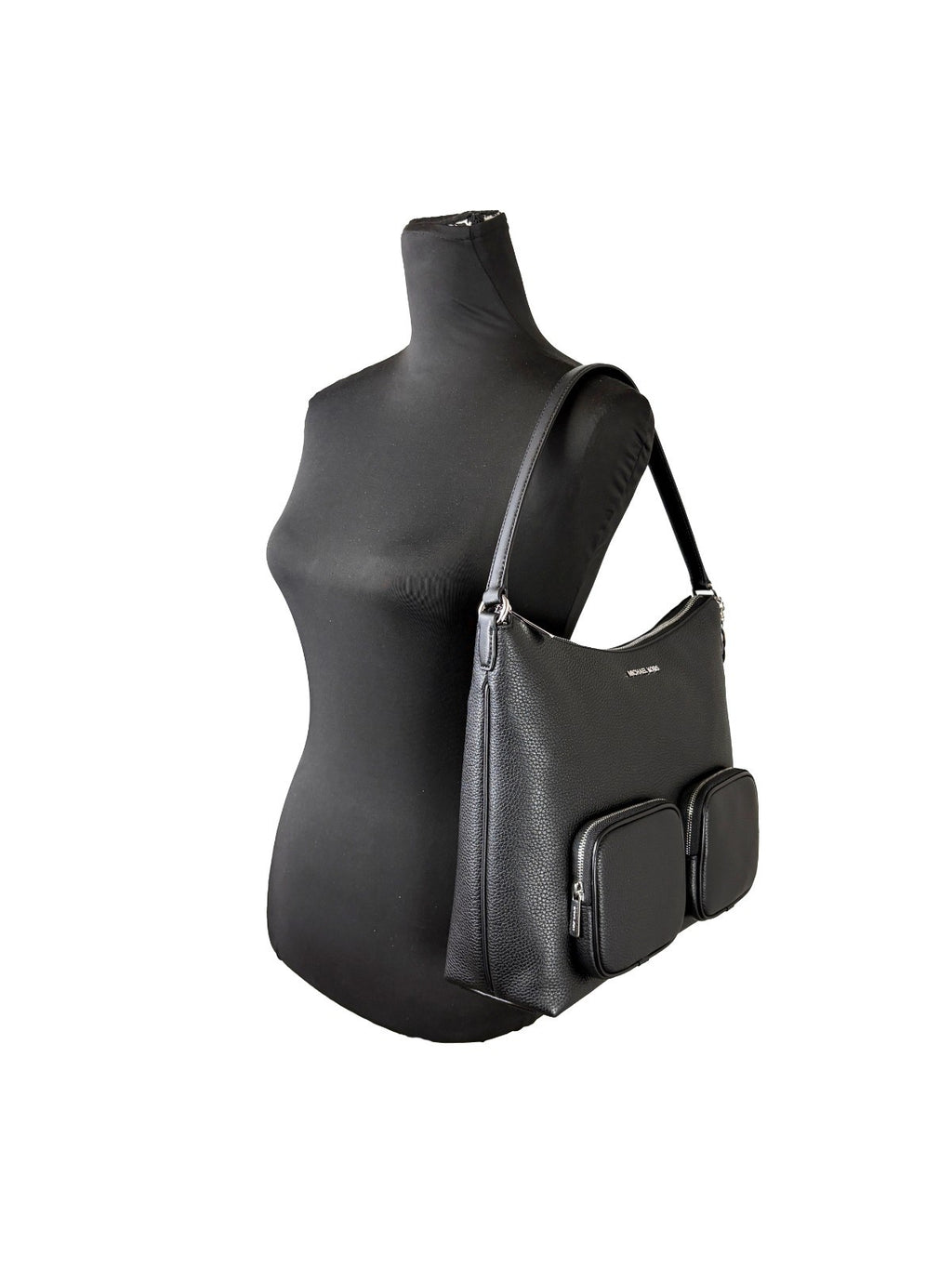Merritt Large Pebble Leather Shoulder Bag