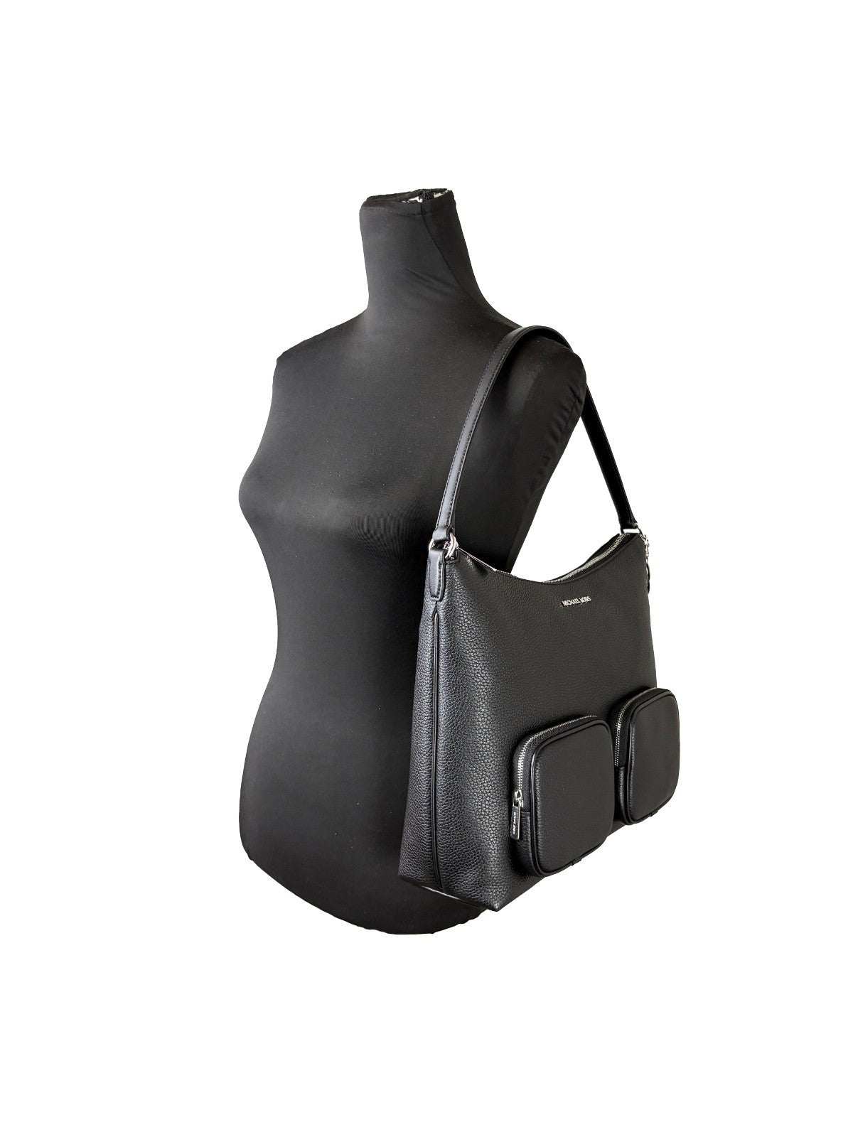 Merritt Large Pebble Leather Shoulder Bag
