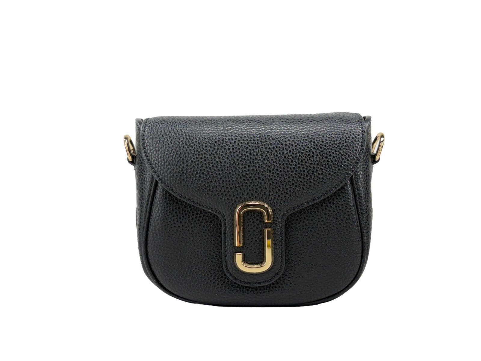 Pebble Leather Saddle Crossbody Bag