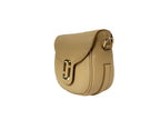 Pebble Leather Saddle Crossbody Bag