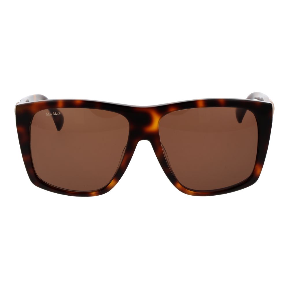 Brown Acetate Square Sunglasses
