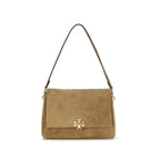 Suede Calf Leather Charlie Shoulder Bag