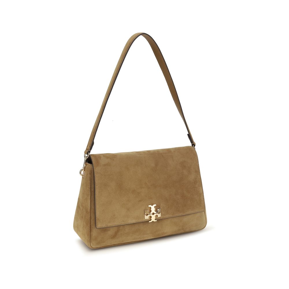 Suede Calf Leather Charlie Shoulder Bag