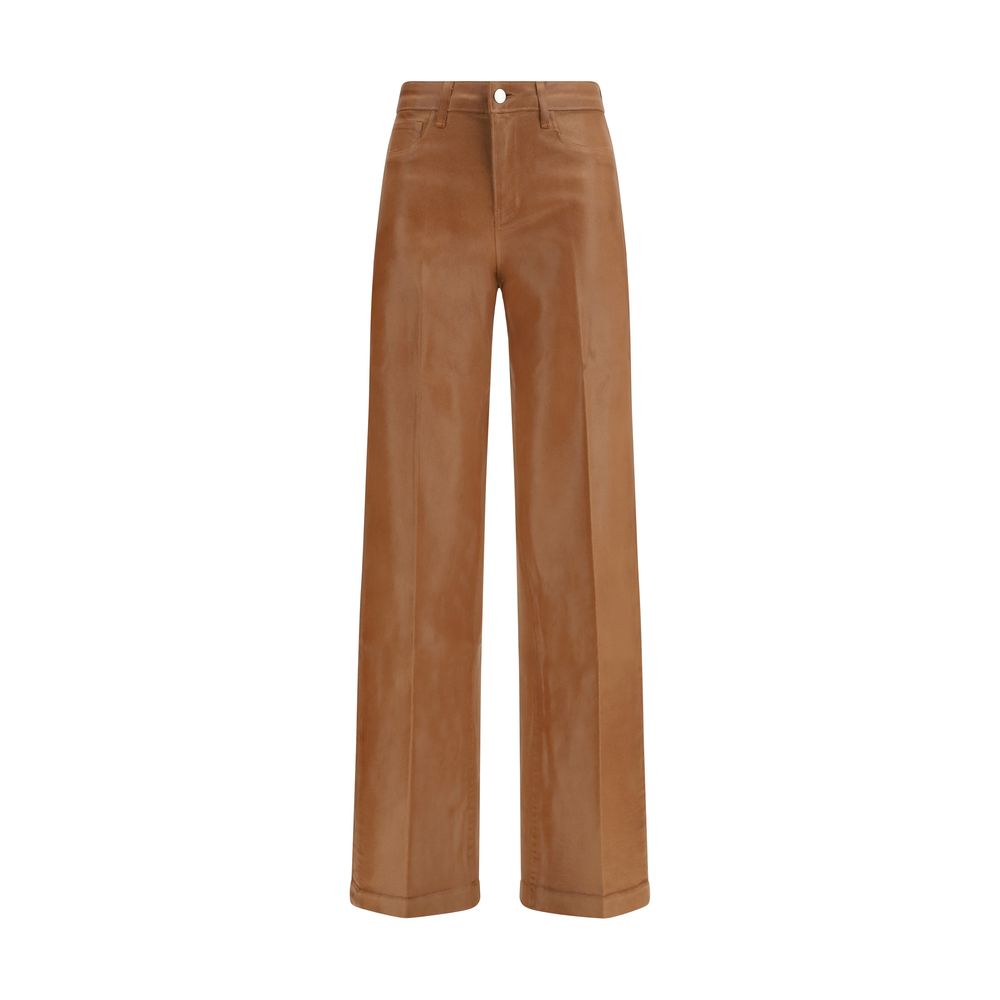 Clayton Coated Wide Leg Jeans