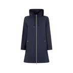 Blue Stretch Polyamide Coat