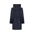 Blue Stretch Polyamide Coat