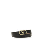 Reversible VLogo Signature Polished Calfskin Belt