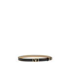 Reversible VLogo Signature Polished Calfskin Belt