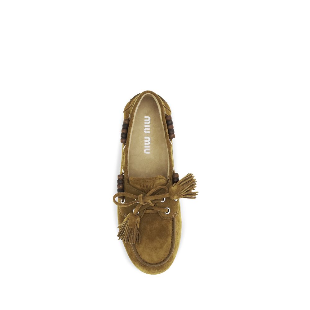 Calfskin Suede Slip-On Loafers