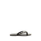 Calfskin Rockstud Thong Sandals