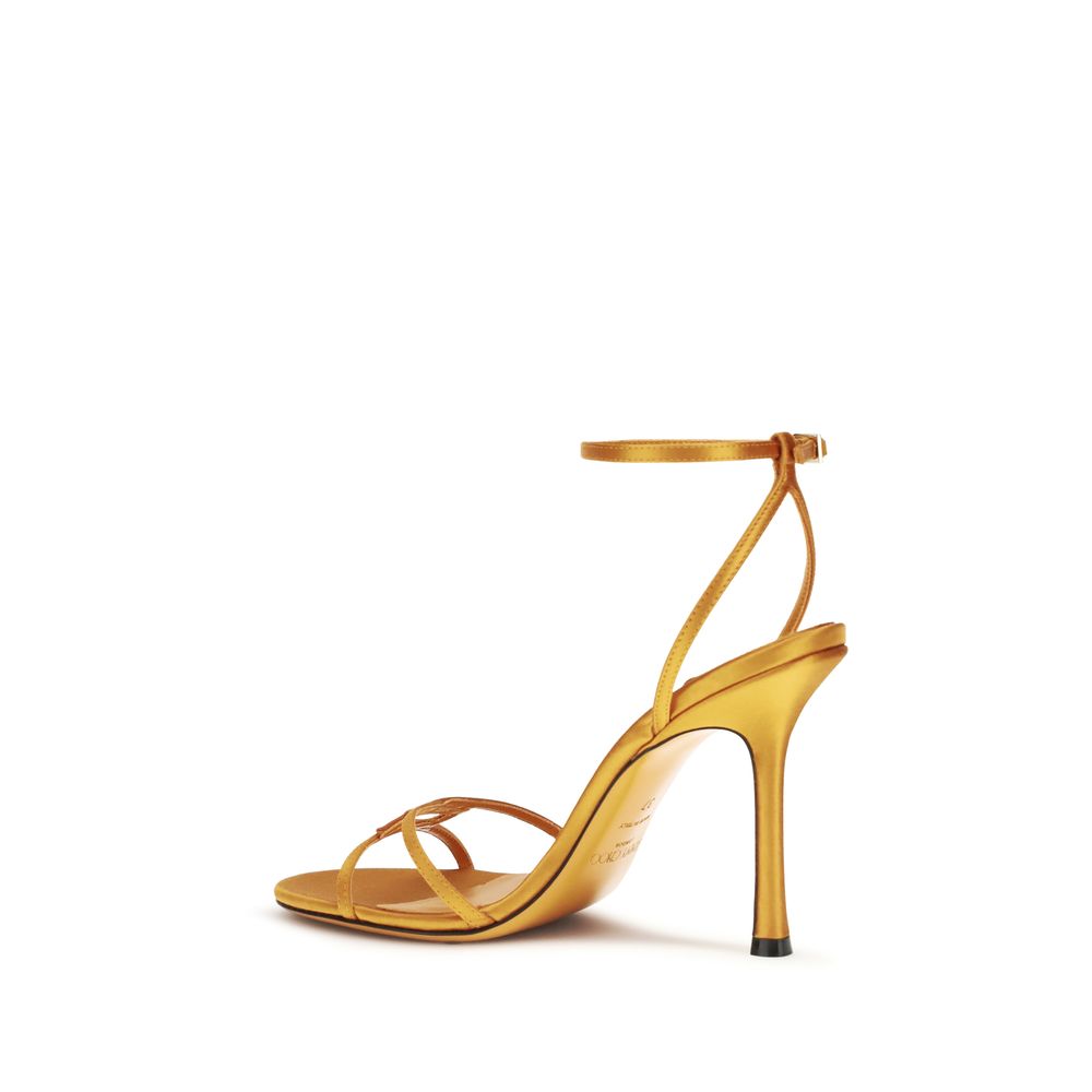 Silk Satin Leo Sandals