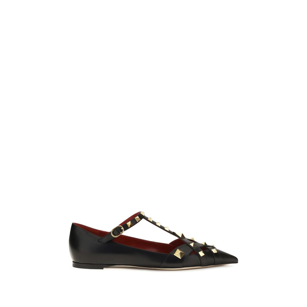 Goatskin Studdy Ballerinas
