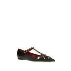 Goatskin Studdy Ballerinas