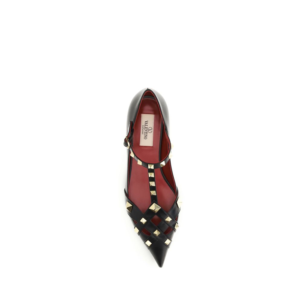 Goatskin Studdy Ballerinas