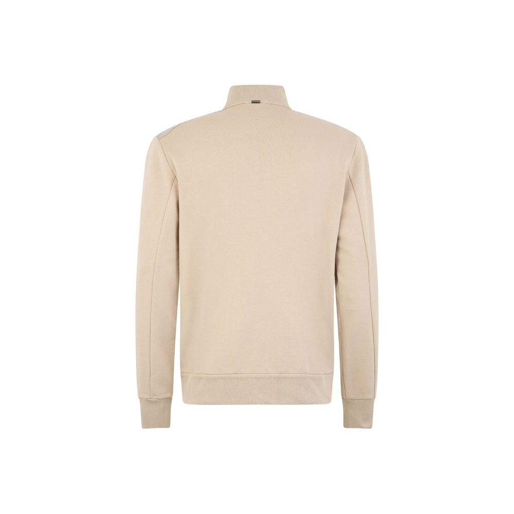 Beige Cotton Sweatshirt