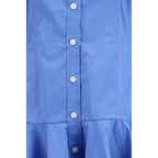 Cotton Balloon Shirt Dress