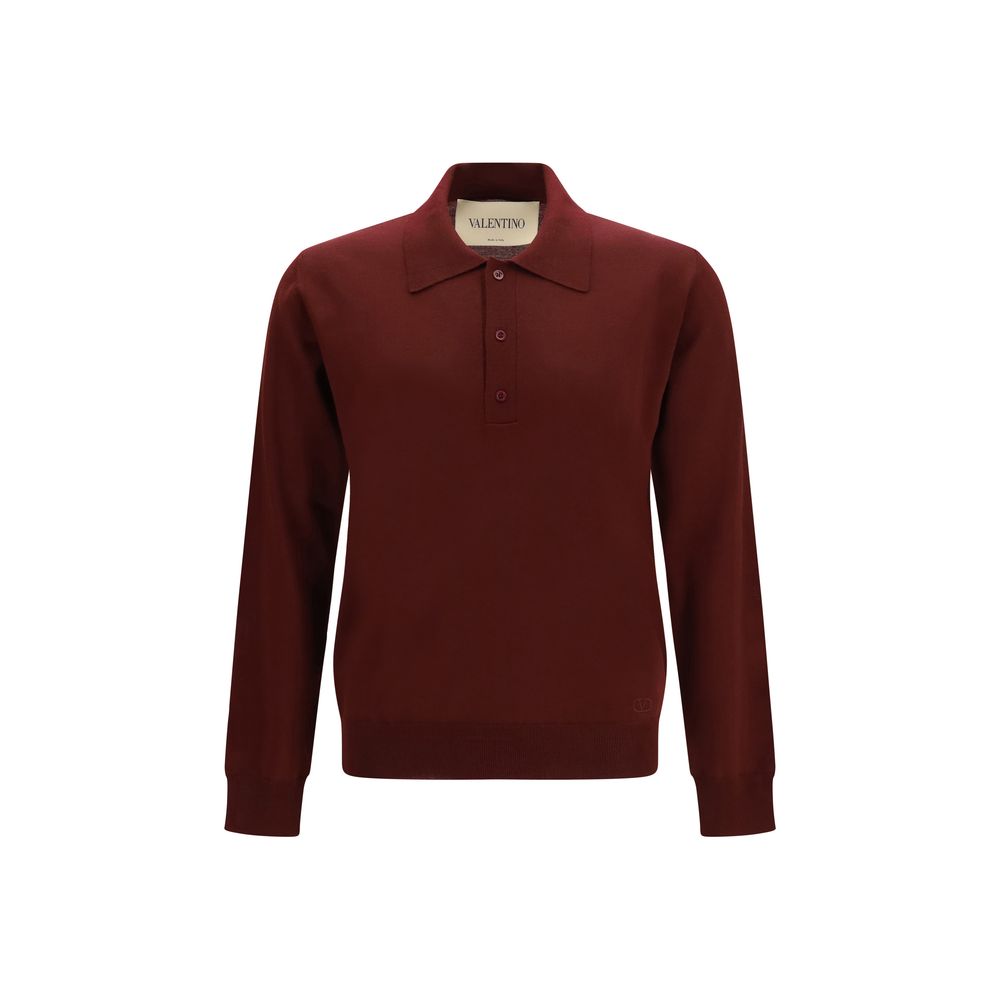 Bordeaux Merino Wool Polo