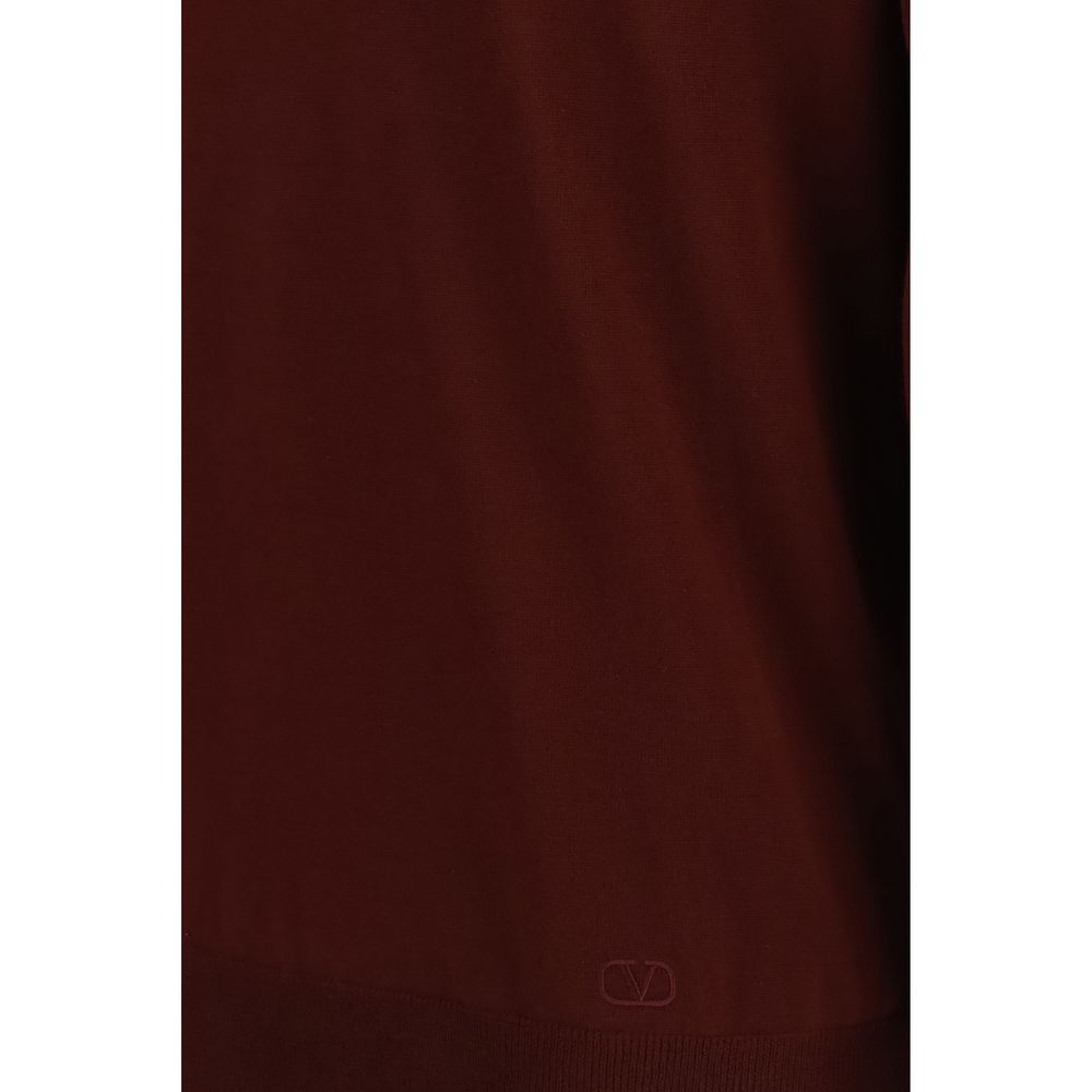 Bordeaux Merino Wool Polo