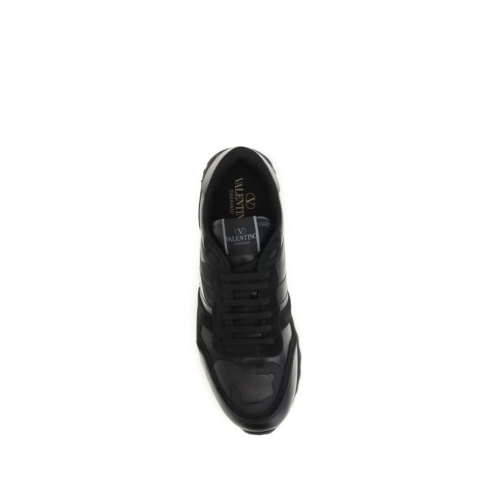 Rockrunner Camouflage Fabric and Nappa Leather Sneakers