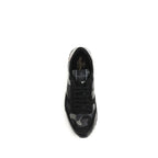 Rockrunner Camouflage Noir Polyamide and Calf Leather Sneakers