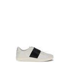 Black Calfskin Open Sneakers