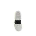 Black Calfskin Open Sneakers