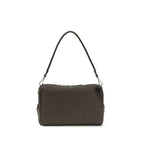 Brown Calf Leather Lui Shoulder Bag