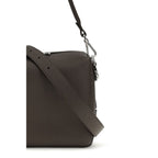 Brown Calf Leather Lui Shoulder Bag