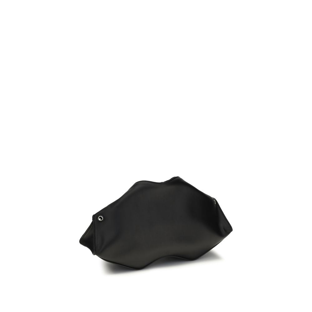 Compact Calfskin Manta Clutch
