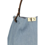 Medium Way Denim Handbag