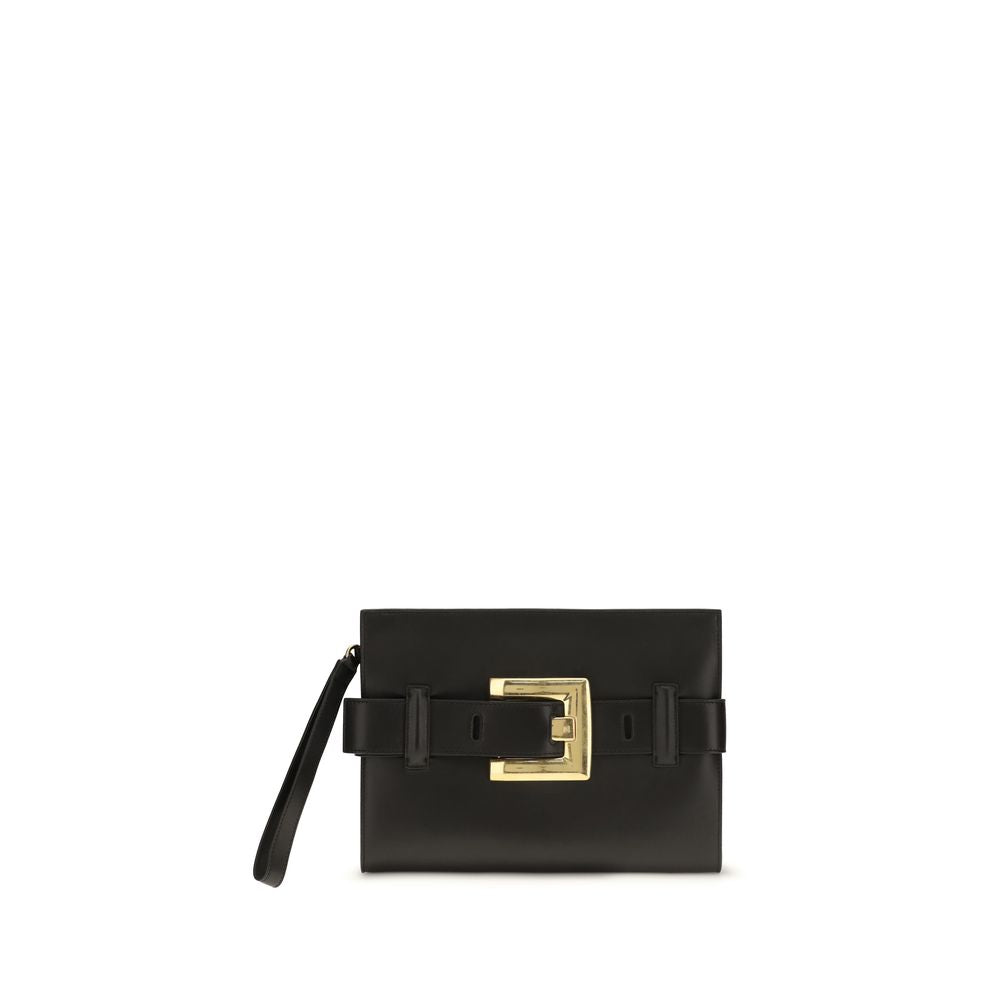 Lamb Leather Anthem Clutch