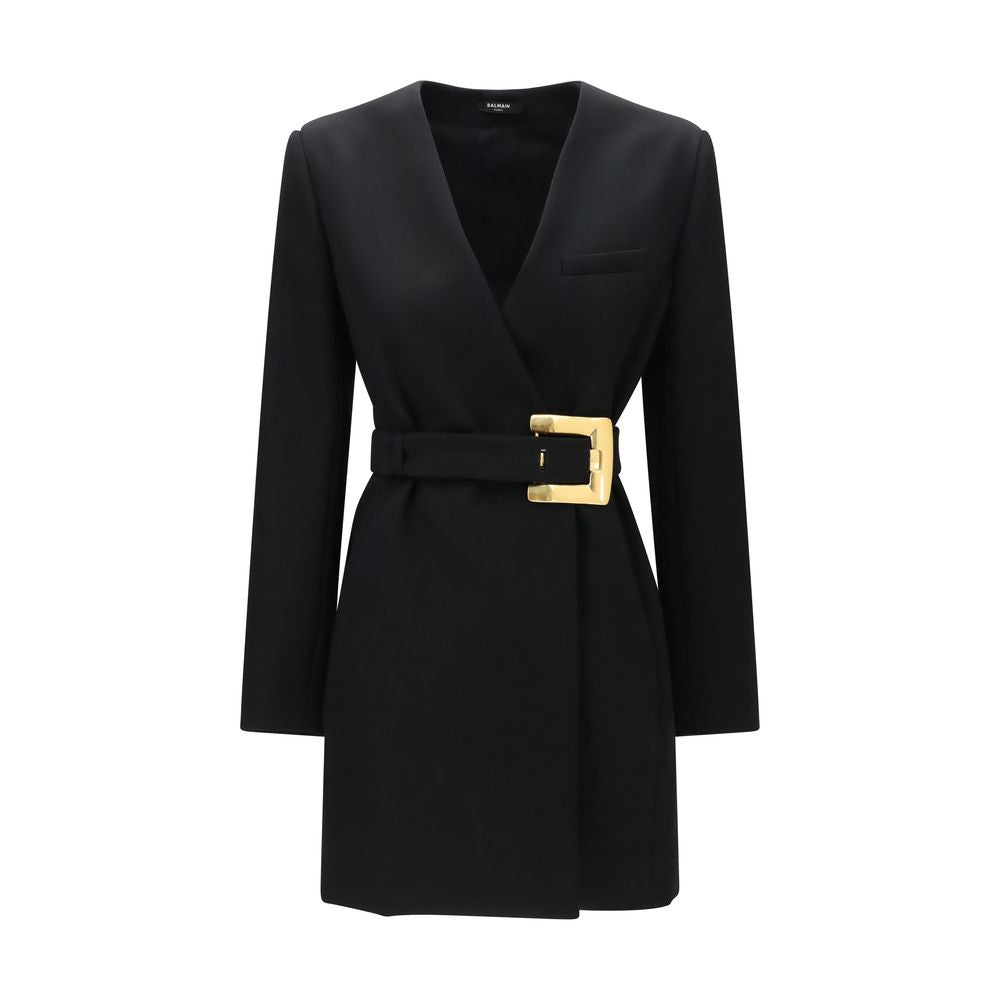 Grain De Poudre Merino Wool Blazer