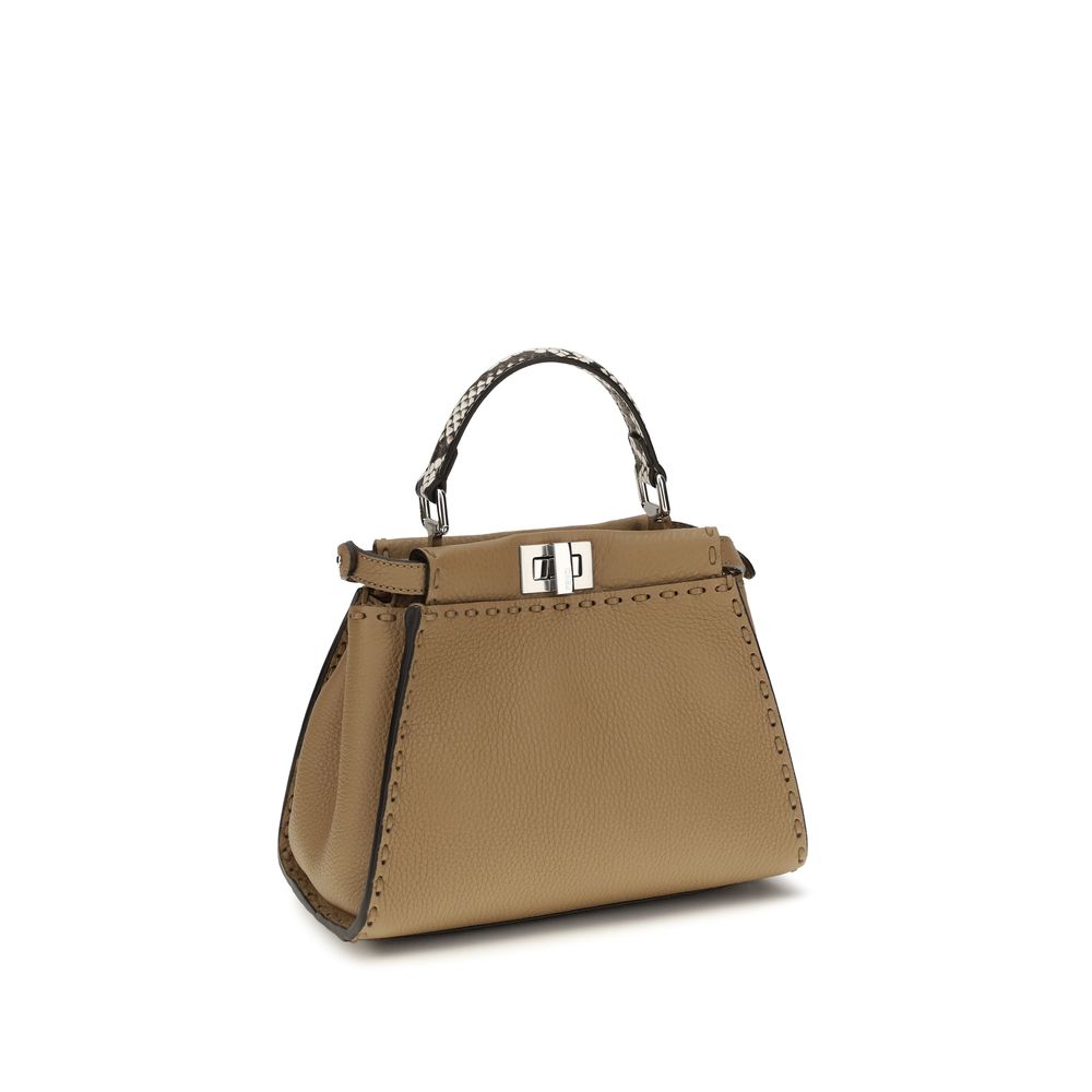 Mini Peekaboo Calf Leather Handbag
