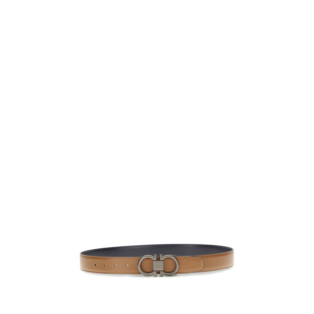 Beige Calf Leather Belt