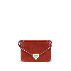 Mini Rockstud Suede Shoulder Bag