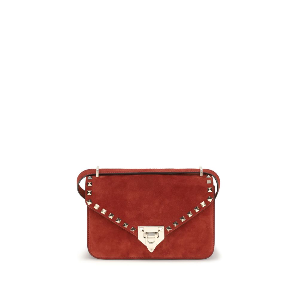 Mini Rockstud Suede Shoulder Bag