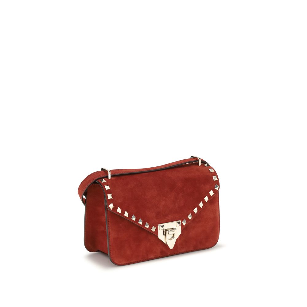 Mini Rockstud Suede Shoulder Bag