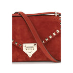 Mini Rockstud Suede Shoulder Bag
