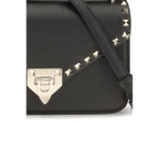 Mini Rockstud Garnet Calfskin Shoulder Bag