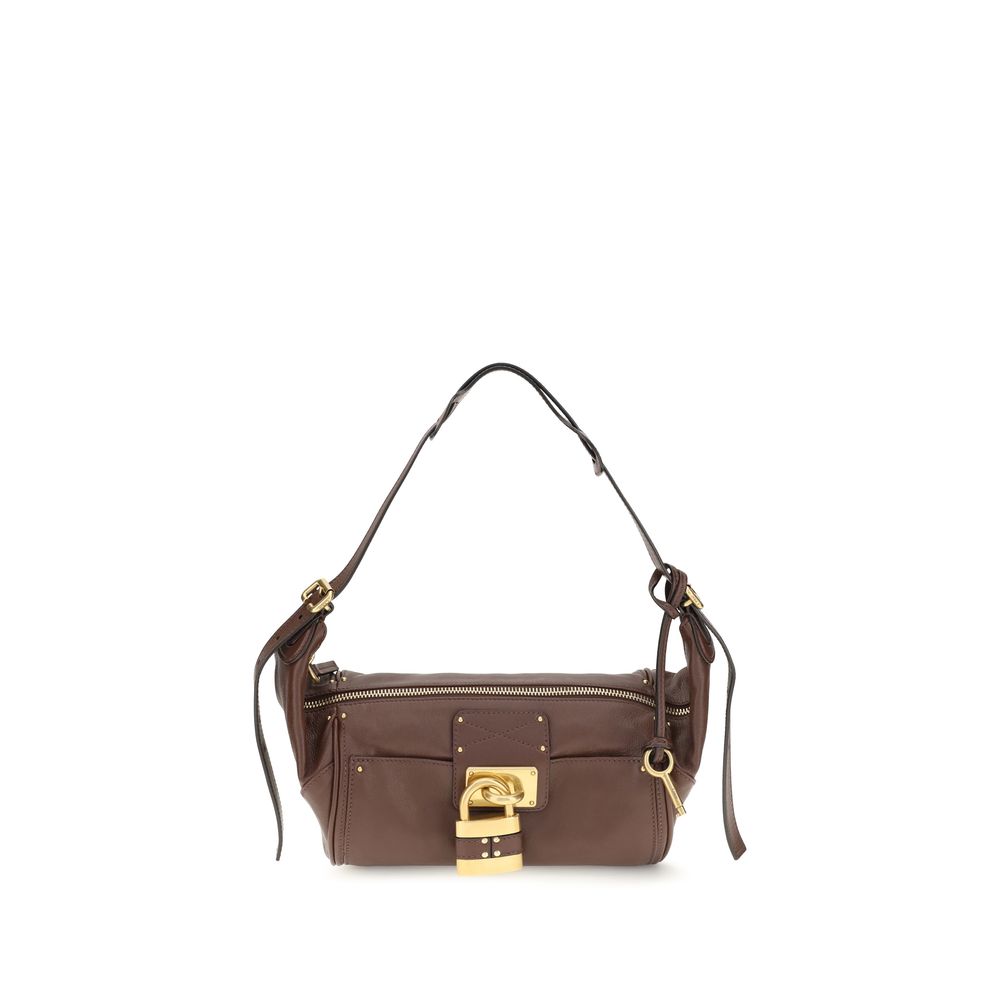Brown Calf Leather Paddington Shoulder Bag