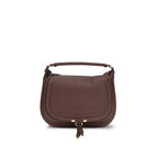 Brown Calf Leather Marcie Shoulder Bag